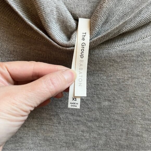 Babaton Aritzia Ono wool blend turtleneck sweater belted Dress Sz XS - Picture 9 of 15